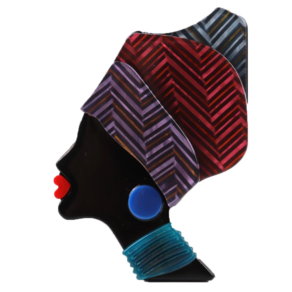 Vintage Acrylic Black Lady Women's Brooch Badges Cartoon African Girl Figure Brooches Lapel Pins Clothing Jewelry Accessories
Vintage Acrylic Black Lady Women's Brooch Badges Cartoon African Girl Figure Brooches Lapel Pins Clothing Jewelry Accessories