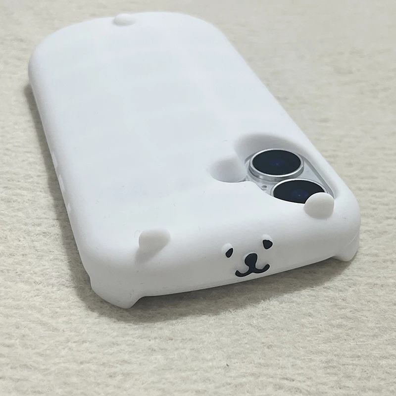 Cute 3D Bear White Soft Silicone Phone Case For iPhone 11 12 13 14 15 16 Pro Max Kawaii Cartoon Back Cover
Cute 3D Bear White Soft Silicone Phone Case For iPhone 11 12 13 14 15 16 Pro Max Kawaii Cartoon Back Cover
