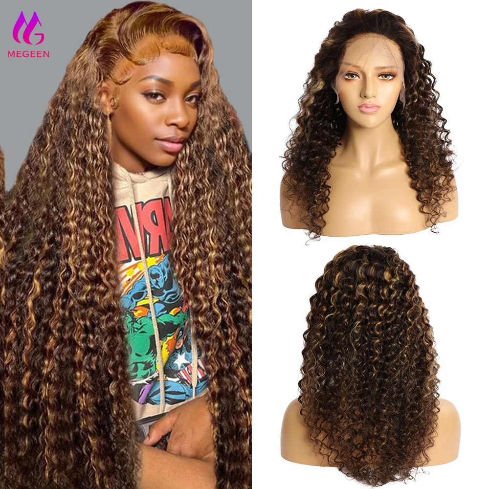 Megeen натуральные волосы 13x4 HD Прозрачная Кружевная передняя часть парик с глубокой волной передний парик человеческие волосы с детскими волосами хайлайтер P4/27 кудрявые
Megeen натуральные волосы 13x4 HD Прозрачная Кружевная передняя часть парик с глубокой волной передний парик человеческие волосы с детскими волосами хайлайтер P4/27 кудрявые
