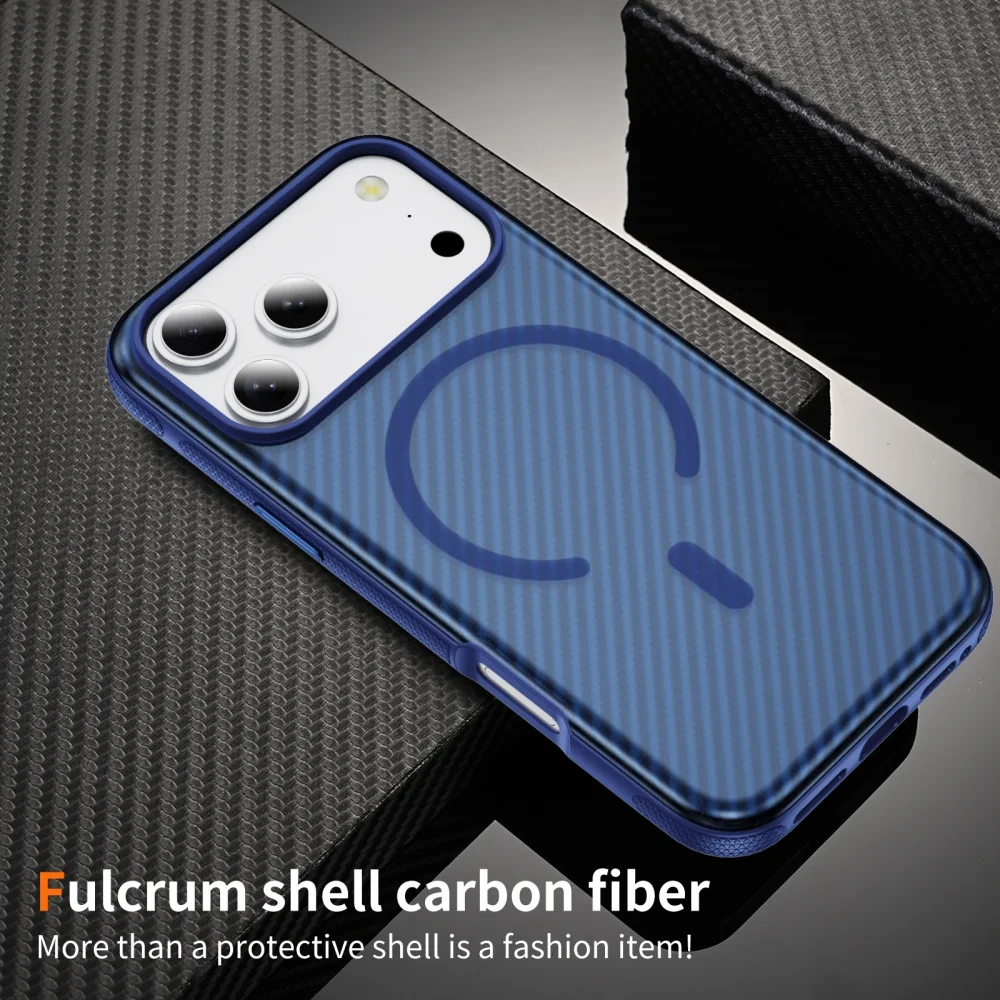Luxury Carbon Fiber Semi Transparent Magnetic Case For iPhone 17 Pro Max 16 15 14 Plus 13 12 For Magafe Wireless Charge Cover
Luxury Carbon Fiber Semi Transparent Magnetic Case For iPhone 17 Pro Max 16 15 14 Plus 13 12 For Magafe Wireless Charge Cover