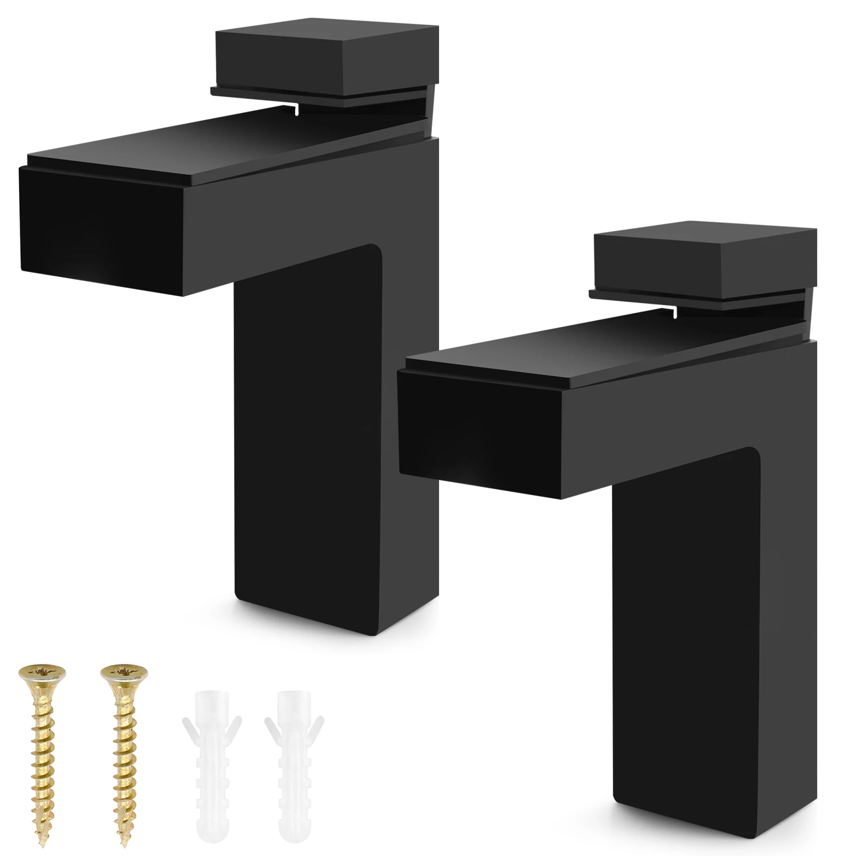 Fresh 2 Pcs Adjustable Wood/Glass Shelf Bracket Wall Mount Heavy Duty Floating Brackets For 3-28Mm Thick Shelves,Black
Fresh 2 Pcs Adjustable Wood/Glass Shelf Bracket Wall Mount Heavy Duty Floating Brackets For 3-28Mm Thick Shelves,Black