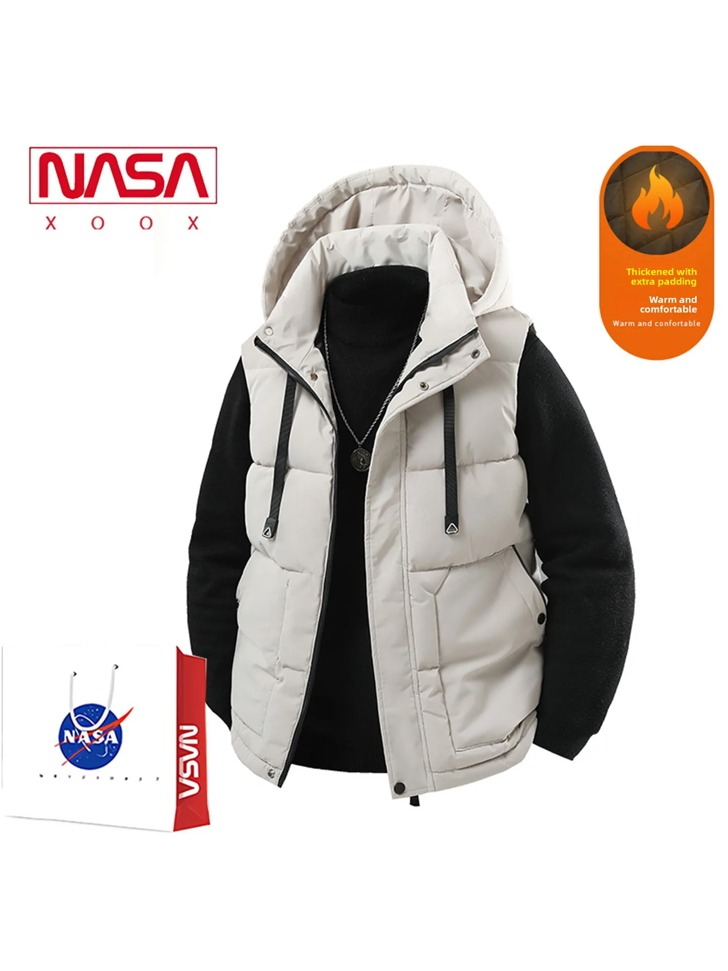 MITOO Men's down Cotton Vest Jaet Thi Warm Outerwear Autumn Winter New Sle oulder Bared Vest Youth Faion Polyester ...
MITOO Men's down Cotton Vest Jaet Thi Warm Outerwear Autumn Winter New Sle oulder Bared Vest Youth Faion Polyester ...