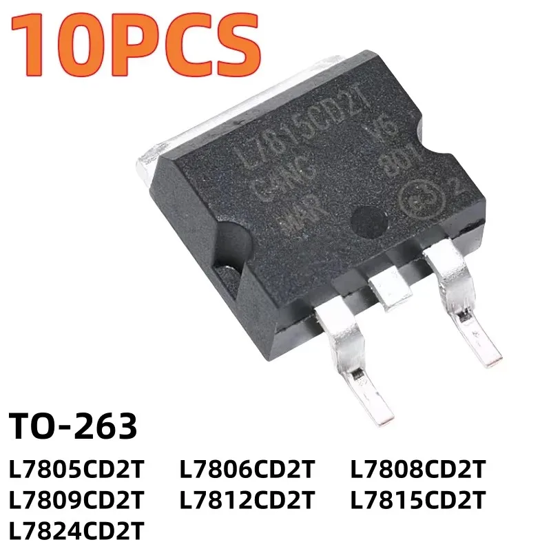 10PCS L7805CD2T L7806CD2T L7808CD2T L7809CD2T L7812CD2T L7815CD2T L7824CD2T patch TO-263 brand new
10PCS L7805CD2T L7806CD2T L7808CD2T L7809CD2T L7812CD2T L7815CD2T L7824CD2T patch TO-263 brand new