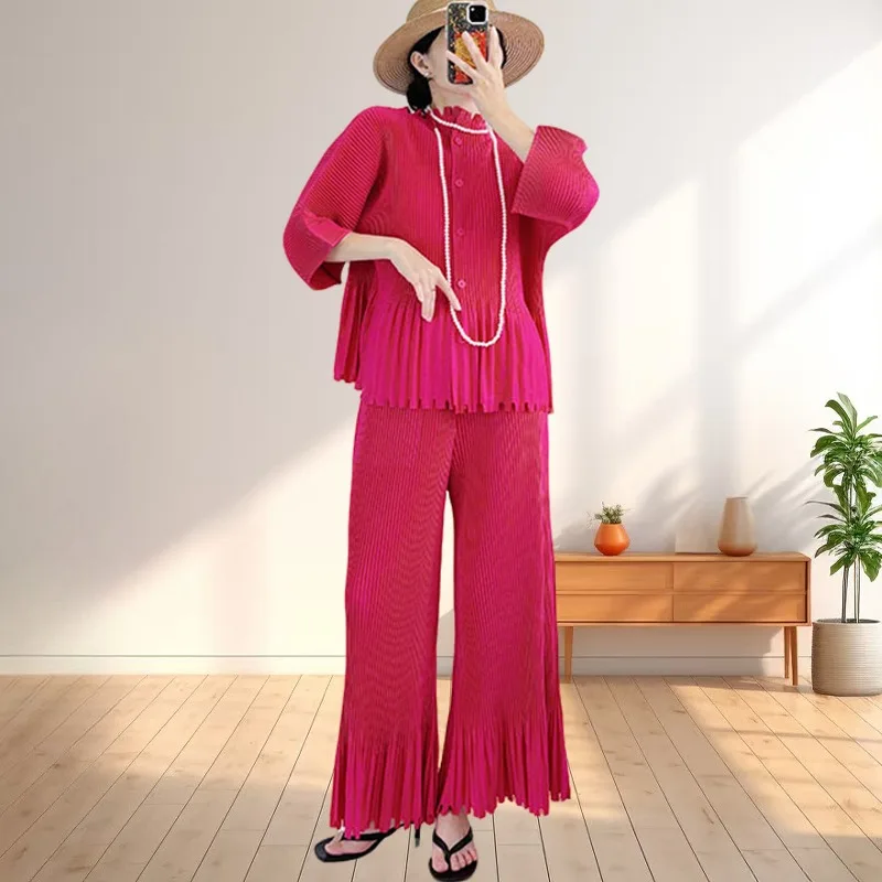 Miyake Pleated New Tassel Women's Short Jacket Loose Large Size Women Korean Temperament Cardigan Elastic Waist Wide Leg Pants
Miyake Pleated New Tassel Women's Short Jacket Loose Large Size Women Korean Temperament Cardigan Elastic Waist Wide Leg Pants