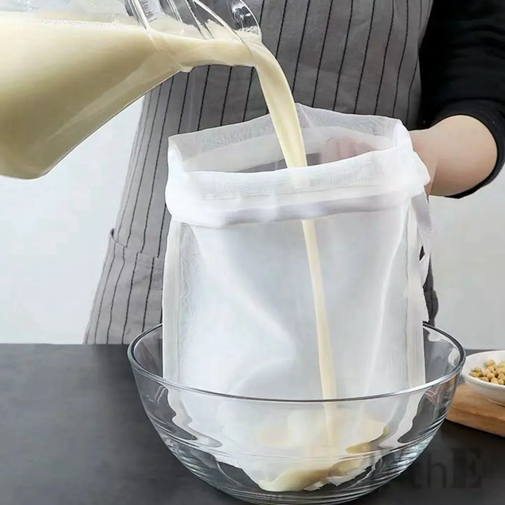 Fine Mesh 200mesh Cheesecloth Almond Nut Soy Milk Cold Brew Coffee Colander Filter Strainer Bag
Fine Mesh 200mesh Cheesecloth Almond Nut Soy Milk Cold Brew Coffee Colander Filter Strainer Bag