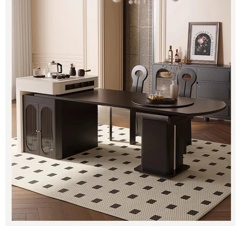 Островный обеденный стол Fangyuan двойного назначения, встроенный выдвижной многофункциональный стол из цельного дерева в среднем и древнем стиле
Островный обеденный стол Fangyuan двойного назначения, встроенный выдвижной многофункциональный стол из цельного дерева в среднем и древнем стиле