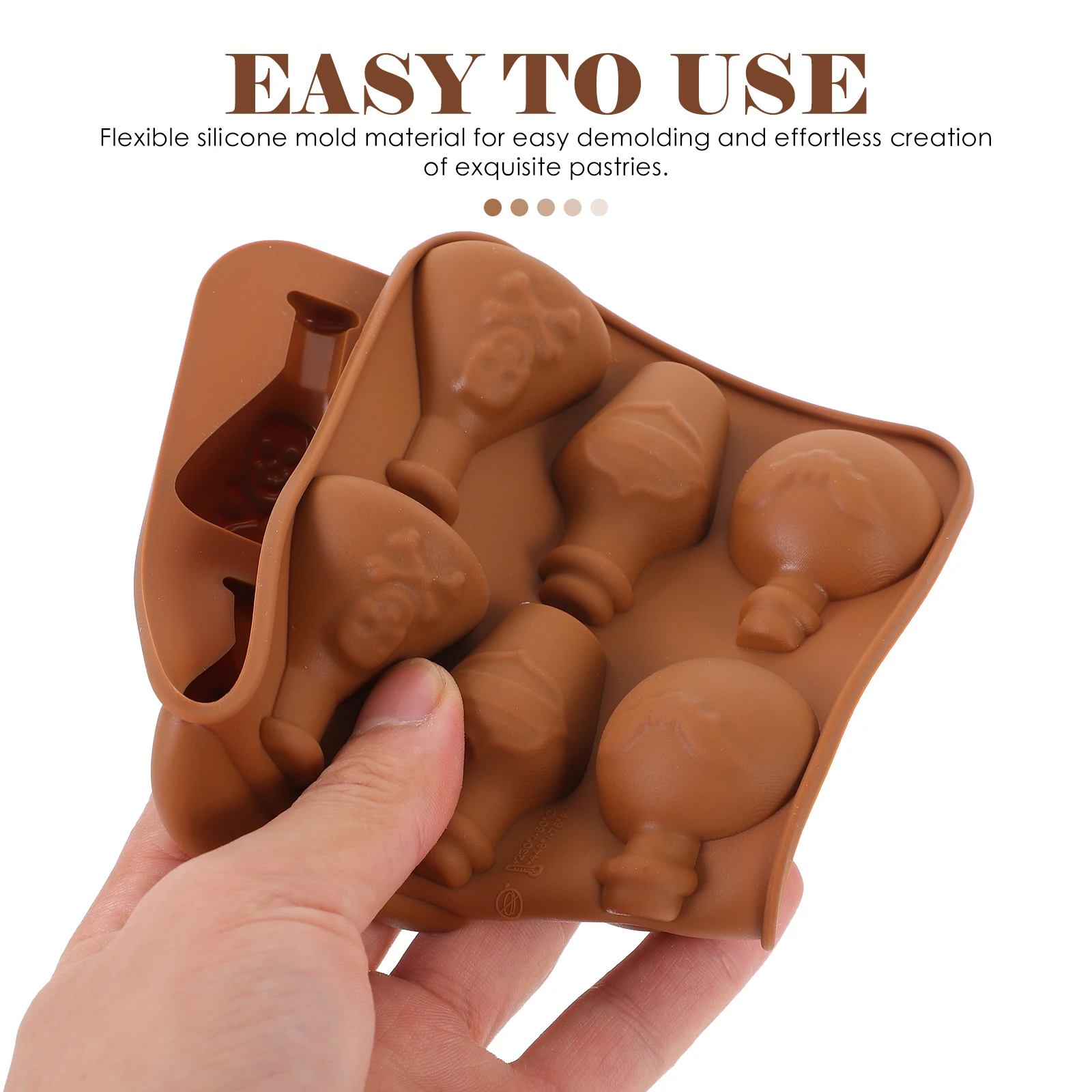 3pcs Bottle Mold Silicone Baking Molds for Chocolate Halloween Creative DIY Cake Mousse Jelly Flexible Safe Kitchen
3pcs Bottle Mold Silicone Baking Molds for Chocolate Halloween Creative DIY Cake Mousse Jelly Flexible Safe Kitchen