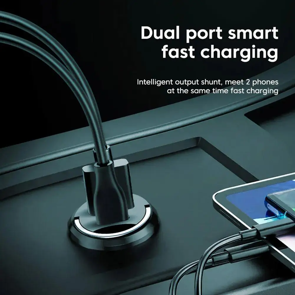 Mini Car Charger 30/100W PD QC Pull Fast Charging USB C Car Phone Charger Adapter For IPhone 13 12 M9D8
Mini Car Charger 30/100W PD QC Pull Fast Charging USB C Car Phone Charger Adapter For IPhone 13 12 M9D8