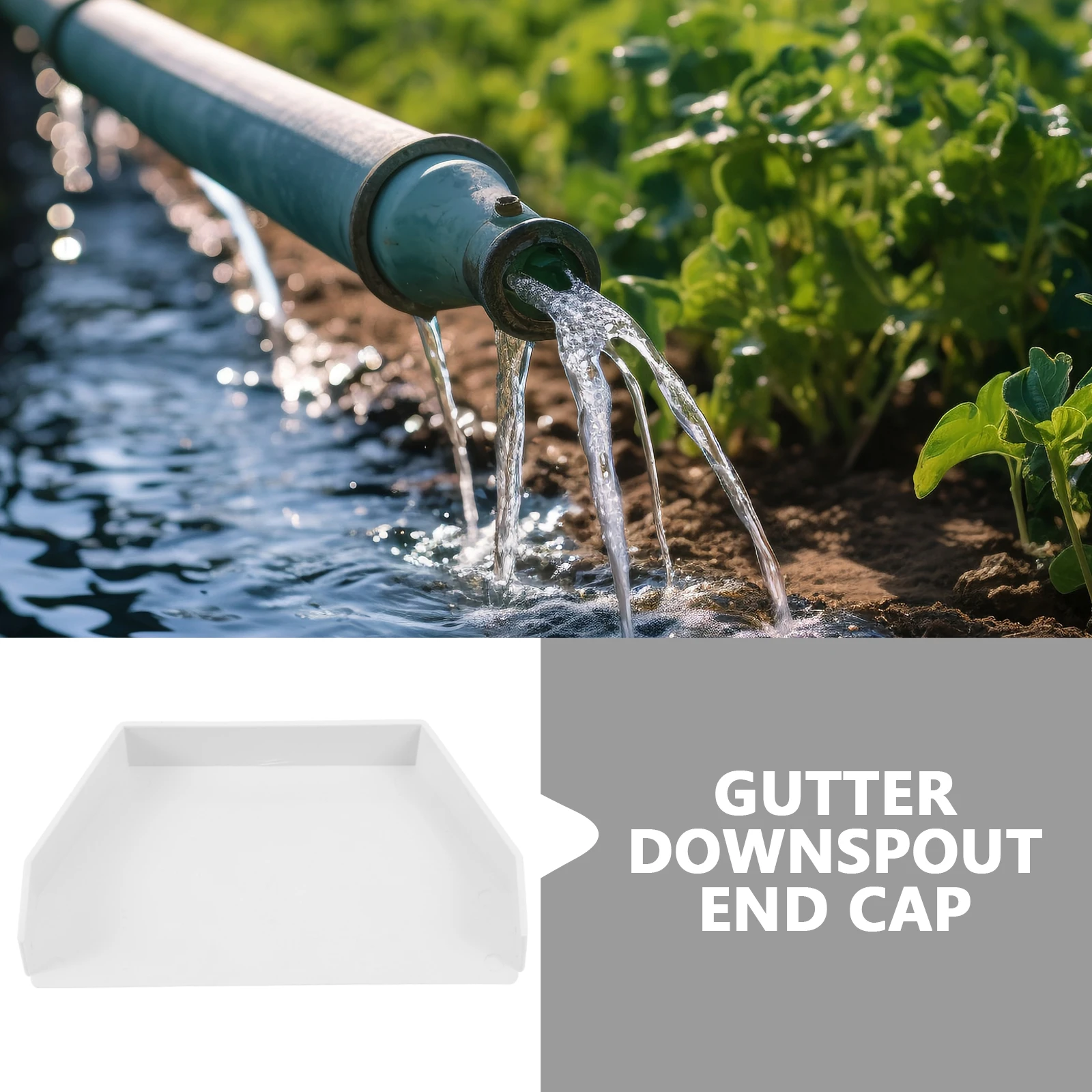 PVC Gutter End Cap for Downspout 160 Square Drainage Parts No Leakage Easy Installation Suitable Various Settings
PVC Gutter End Cap for Downspout 160 Square Drainage Parts No Leakage Easy Installation Suitable Various Settings