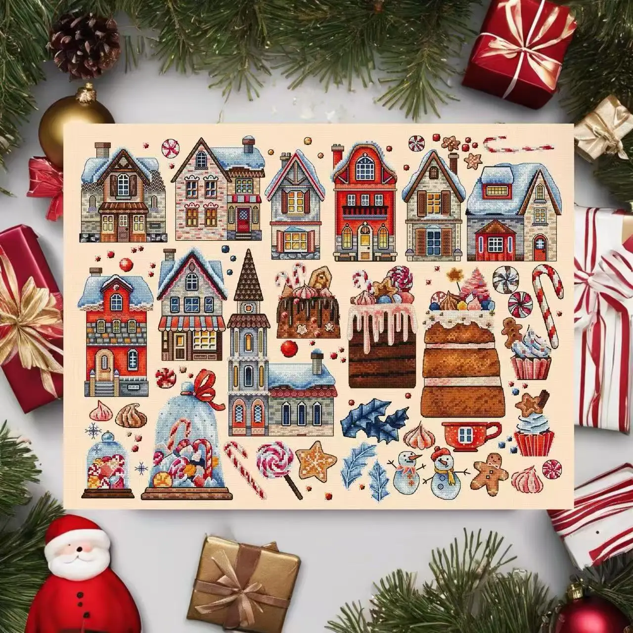 airy Tale Town 61-49 Needlework Kit unprinting Cross Stich Set DIY Kits Cross-stitch Embroidery Set Stitch Kit
airy Tale Town 61-49 Needlework Kit unprinting Cross Stich Set DIY Kits Cross-stitch Embroidery Set Stitch Kit