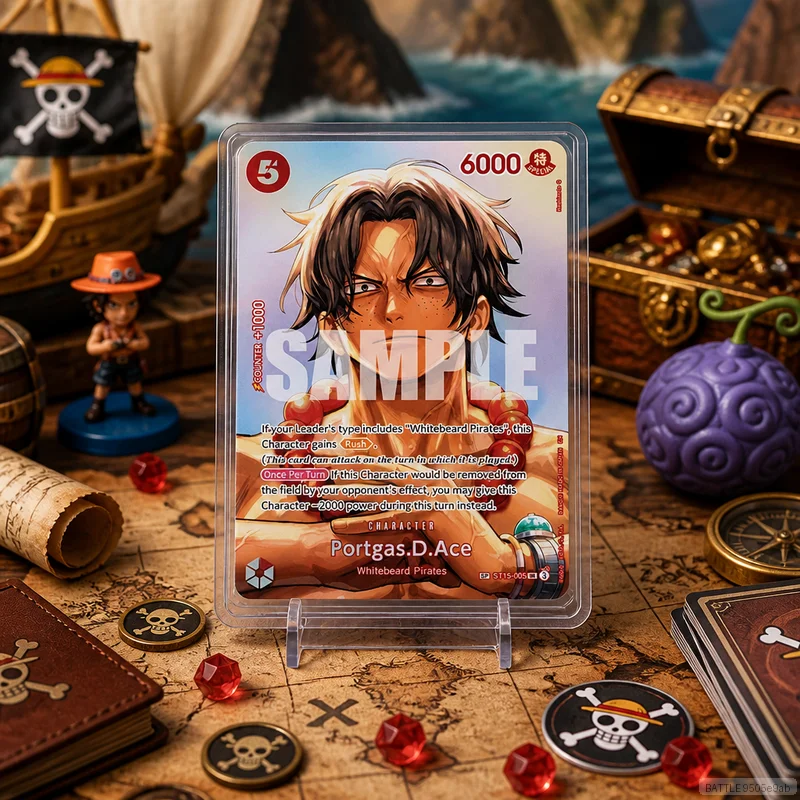 Portgas.D.Ace ST15-005 en DIY OPCG Collection Cards Self Made Single Card Classic Game Anime Card Gift Toy 5PCS 10PCS Set
Portgas.D.Ace ST15-005 en DIY OPCG Collection Cards Self Made Single Card Classic Game Anime Card Gift Toy 5PCS 10PCS Set
