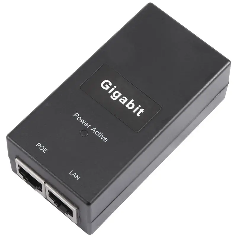 Y43A-Gigabit POE Injector 10/100/1000Mbps/1G/2G Compatible IEEE802.3Af/At Passive Power Supply For POE Device US Plug Easy Insta
Y43A-Gigabit POE Injector 10/100/1000Mbps/1G/2G Compatible IEEE802.3Af/At Passive Power Supply For POE Device US Plug Easy Insta