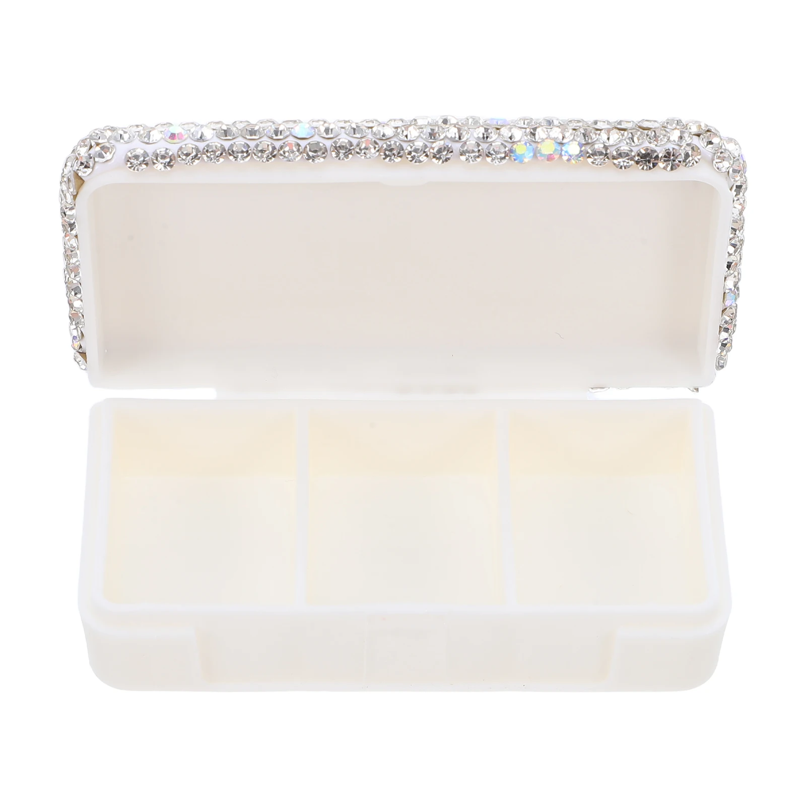 Bling Crystal Pill Box Waterproof Portable Small Medication Holder Rhinestones Multi Compartment Travel Pill Organizer Sealed
Bling Crystal Pill Box Waterproof Portable Small Medication Holder Rhinestones Multi Compartment Travel Pill Organizer Sealed