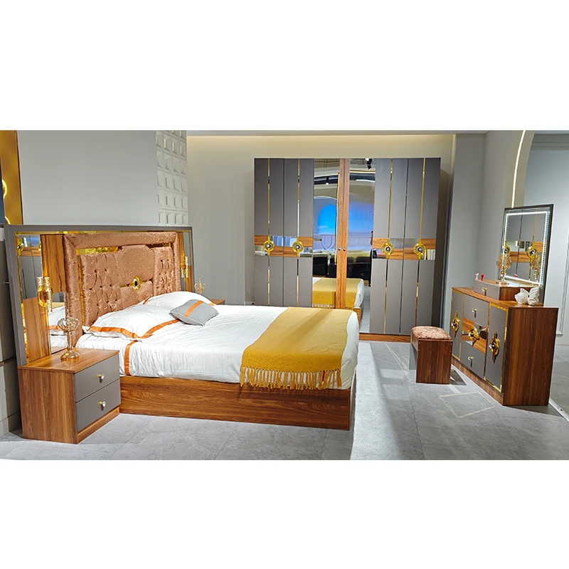 &Ensemble Chambre a Coucher Complet Lit Moderne Wooden King Size Bed Home Queen Luxury Full Bedroom Sets Furniture
&Ensemble Chambre a Coucher Complet Lit Moderne Wooden King Size Bed Home Queen Luxury Full Bedroom Sets Furniture