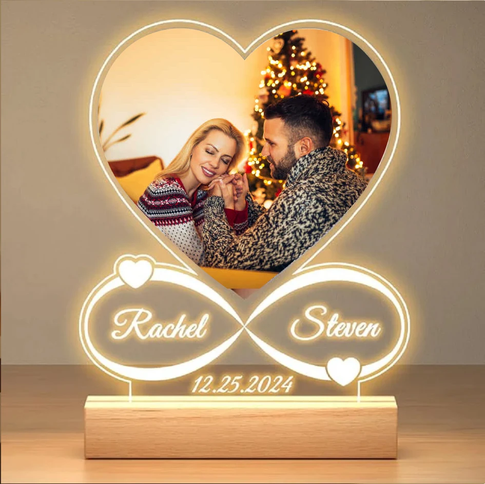 Costom Personalized Photo Text 3D Acrylic Lamp Bedroom Night Light Valentine's Day Wedding Anniversary Birthday Gifts
Costom Personalized Photo Text 3D Acrylic Lamp Bedroom Night Light Valentine's Day Wedding Anniversary Birthday Gifts