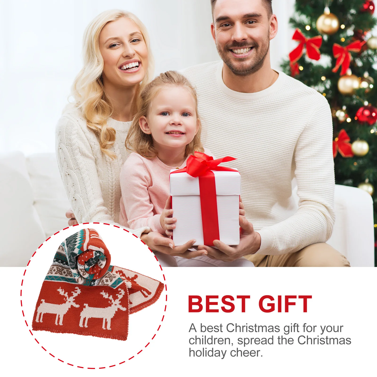 Deer Pattern Kids Winter Scarf Soft Warm Xmas Shawl Wrap Christmas Neck Scarf Costume Kids Shawl Christmas Costume 
Deer Pattern Kids Winter Scarf Soft Warm Xmas Shawl Wrap Christmas Neck Scarf Costume Kids Shawl Christmas Costume