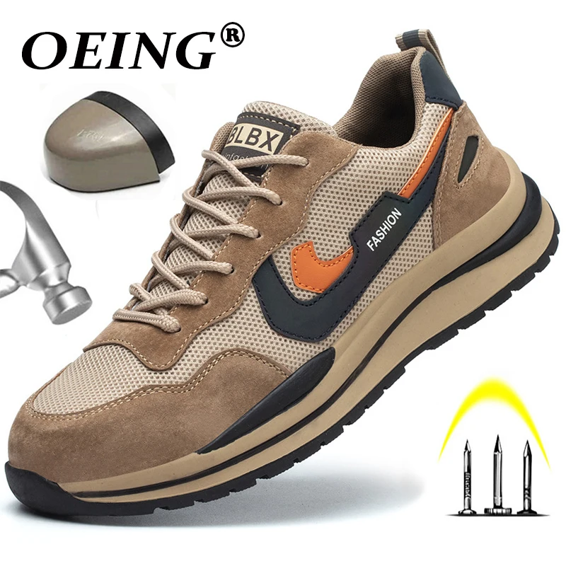 Men's Safety Shoes Indestructible Men Work Boots Steel Toe Puncture-Proof Sneakers Male Footwear Adult Protective Shoes 2023 New
Men's Safety Shoes Indestructible Men Work Boots Steel Toe Puncture-Proof Sneakers Male Footwear Adult Protective Shoes 2023 New