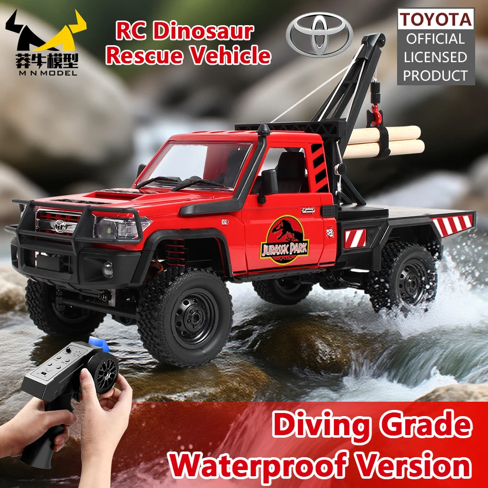 MN MODEL 1:12 4X4 RC Diving Engineering Car Wading Dinosaur Off-road Vehicle Climbing Truck Pickup Rock Crawler Toy for Adult
MN MODEL 1:12 4X4 RC Diving Engineering Car Wading Dinosaur Off-road Vehicle Climbing Truck Pickup Rock Crawler Toy for Adult