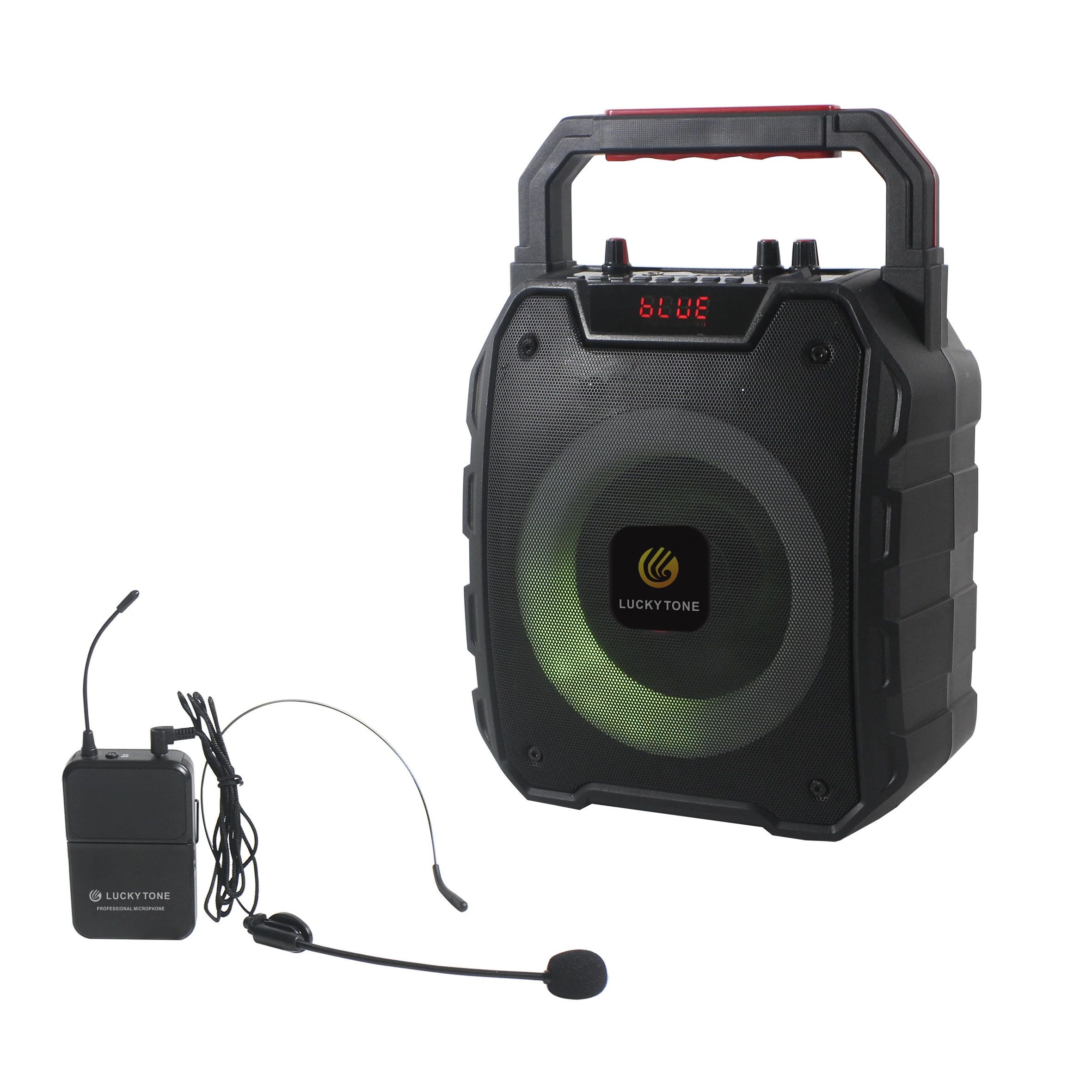 T 6.5 Inch Blue-tooth Portable Speaker 32W With LED Light /Belt-pack Microphone Wireless Home Party Karaoke Full Range Speakers
T 6.5 Inch Blue-tooth Portable Speaker 32W With LED Light /Belt-pack Microphone Wireless Home Party Karaoke Full Range Speakers
