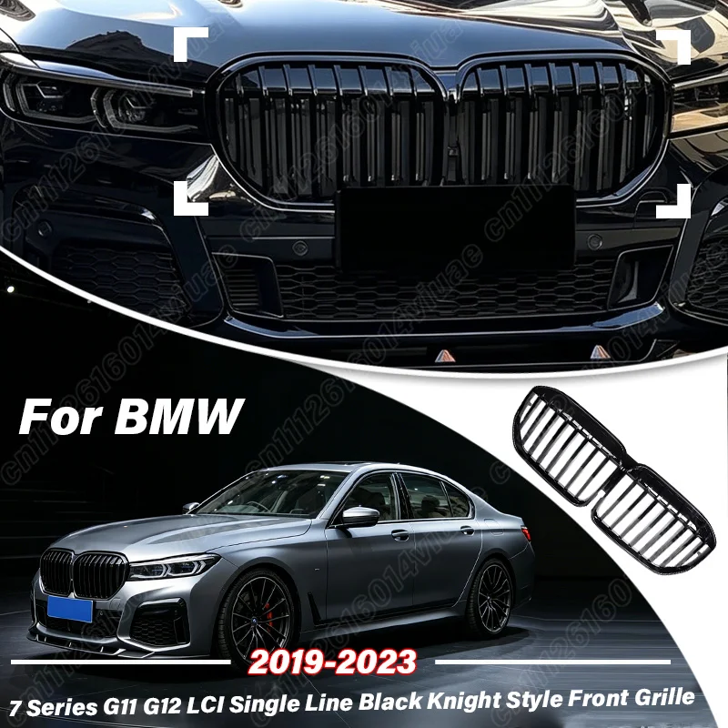For BMW 7 Series G11 G12 LCI 2019 2020 2021 2022 2023 Single Line Black Knight Style Front Bumper Grille Exterior Tuning Parts
For BMW 7 Series G11 G12 LCI 2019 2020 2021 2022 2023 Single Line Black Knight Style Front Bumper Grille Exterior Tuning Parts