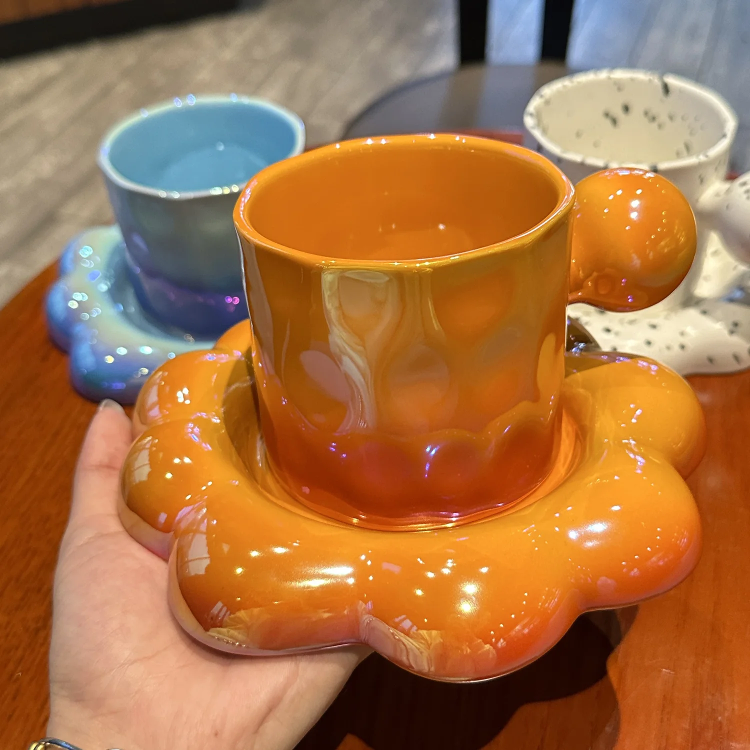 Gradual Change Flower Coffee Cup Ins High Value Afternoon Tea Large Capacity Office Worker Cup Female Birthday Gift Coffeeware
Gradual Change Flower Coffee Cup Ins High Value Afternoon Tea Large Capacity Office Worker Cup Female Birthday Gift Coffeeware