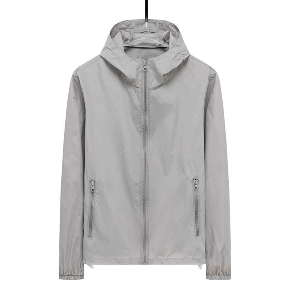 Summer Men Women Waterproof Jackets Hooded Unisex Outdoor Casual Lightweight Thin Sun-proof Coat Solid Color
Summer Men Women Waterproof Jackets Hooded Unisex Outdoor Casual Lightweight Thin Sun-proof Coat Solid Color
