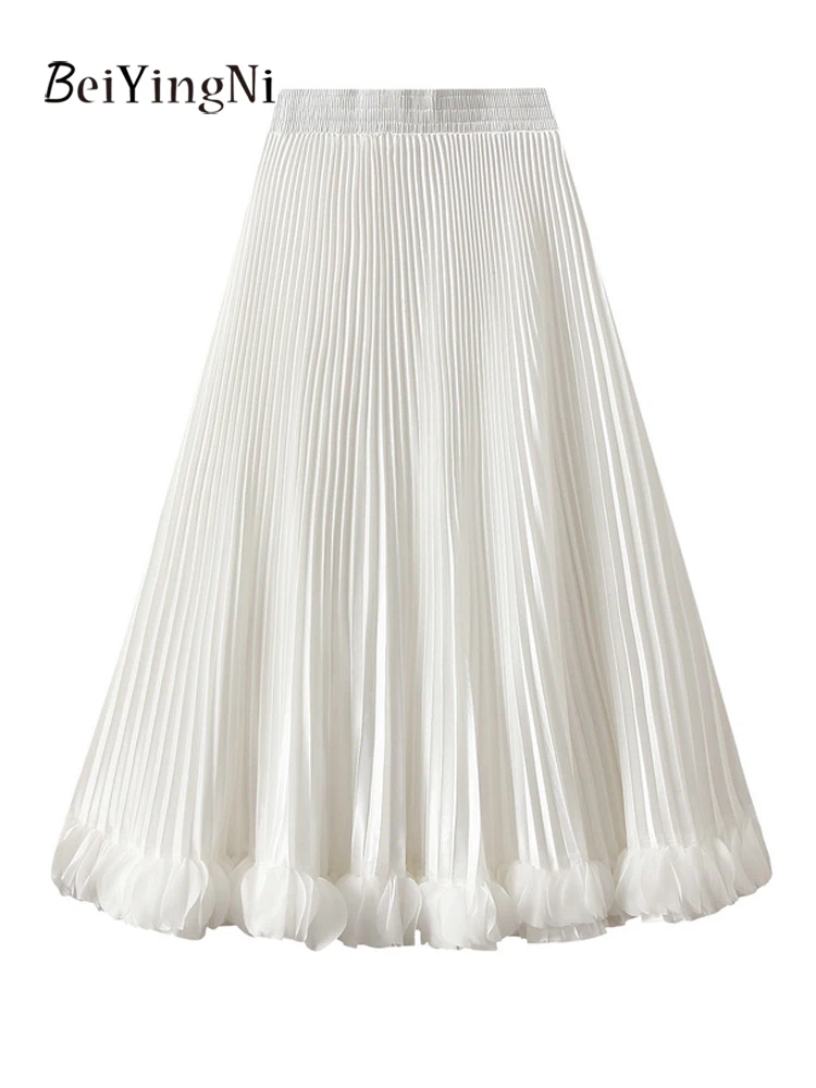 Beiyingni женские плиссированные юбки с лепестками, элегантное роскошное темпераментное бальное платье, белая, черная юбка макси, французская вечеринка, большой подол, Faldas
Beiyingni женские плиссированные юбки с лепестками, элегантное роскошное темпераментное бальное платье, белая, черная юбка макси, французская вечеринка, большой подол, Faldas