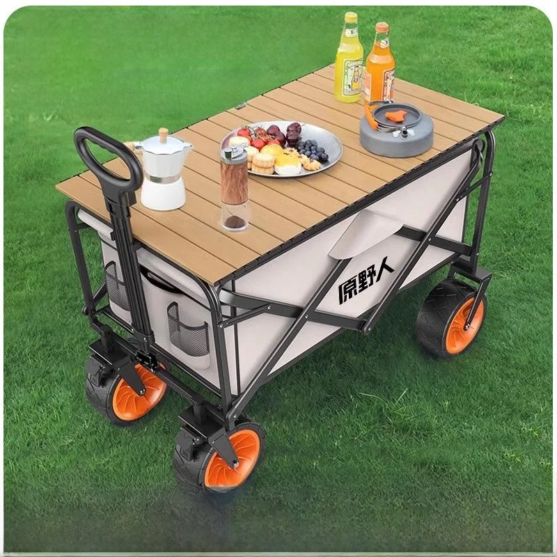 Outdoor Camping Hand-Pulled Portable Shopping Cart Foldable Oxford Cloth Carbon Steel Frame Large Capacity Utility Cart
Outdoor Camping Hand-Pulled Portable Shopping Cart Foldable Oxford Cloth Carbon Steel Frame Large Capacity Utility Cart