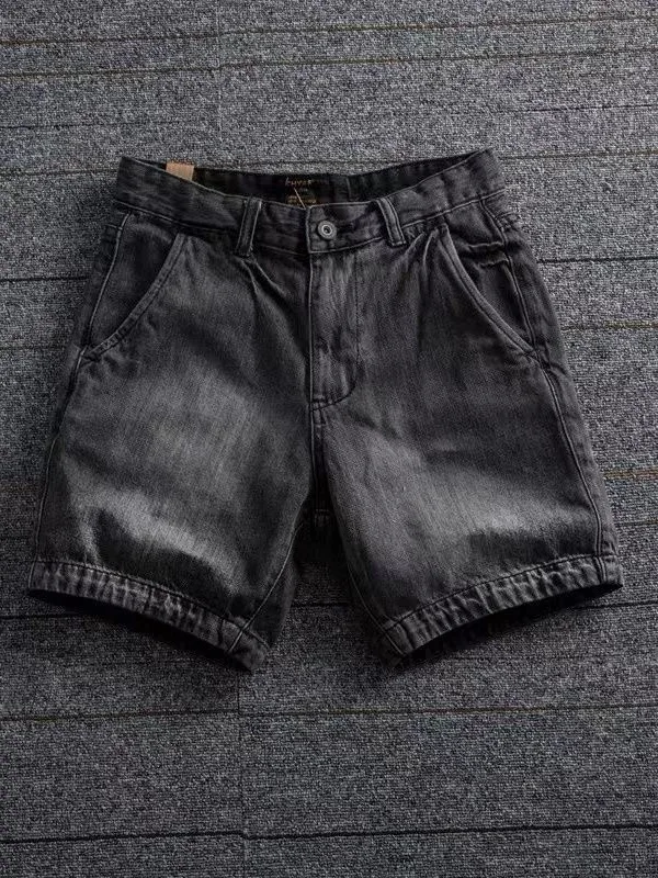 Men's Denim Shorts Summer Fashion Brand Washed Pure Cotton 3/4 Length Trendy Shorts Casual mid Waist Straight Tube Shorts
Men's Denim Shorts Summer Fashion Brand Washed Pure Cotton 3/4 Length Trendy Shorts Casual mid Waist Straight Tube Shorts