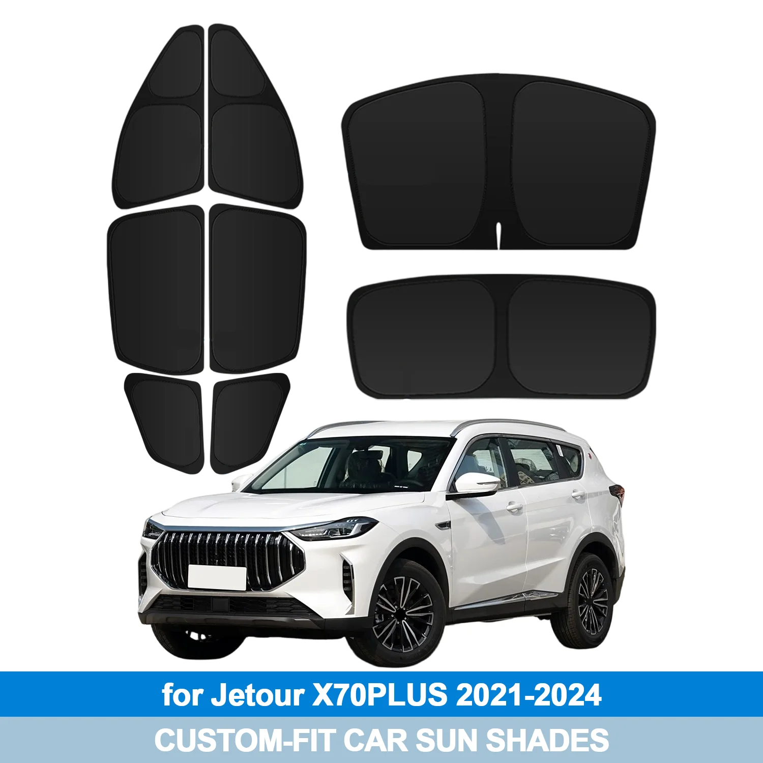 For Jetour X70PLUS 2021-2024 Windshield Sun Shade Side Window Shades Cover Sun Visor Shield Privacy Protection Car Accessories
For Jetour X70PLUS 2021-2024 Windshield Sun Shade Side Window Shades Cover Sun Visor Shield Privacy Protection Car Accessories