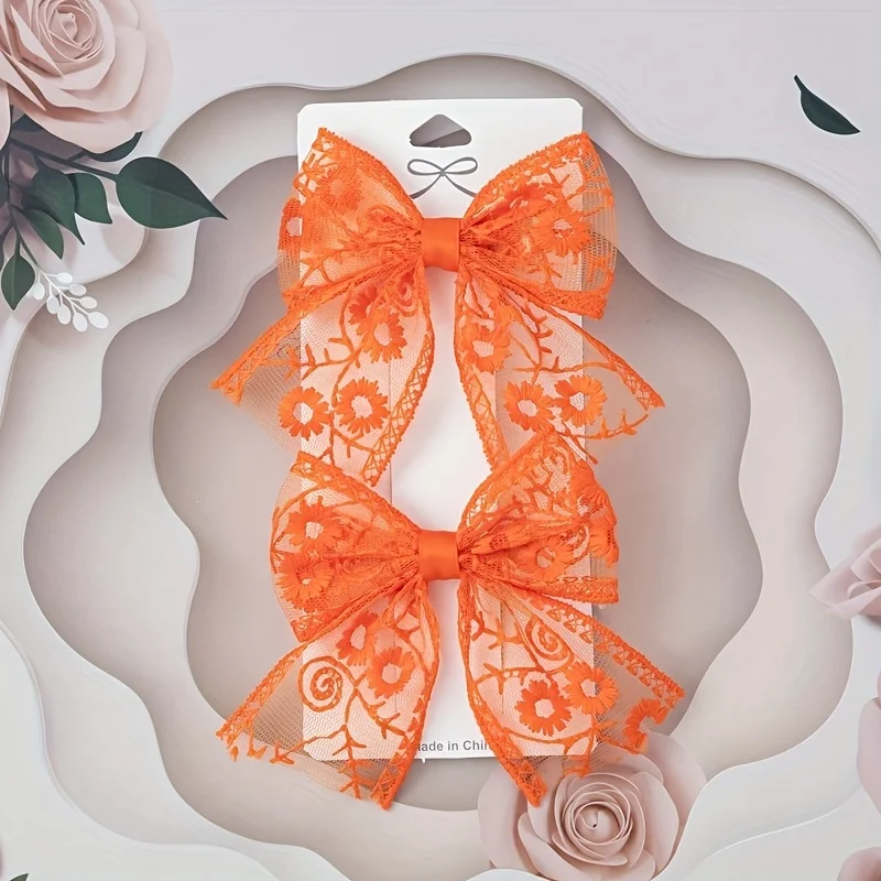 This 1-piece Korean version of the popular lace bow hairpin, a must-have photo accessory for girls with sweet and princess style
This 1-piece Korean version of the popular lace bow hairpin, a must-have photo accessory for girls with sweet and princess style