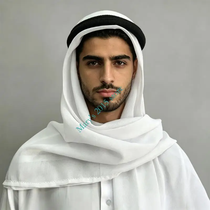 Elegant Arab Head Wrap Breathable Voile Desert Hijab Shawl Keffiyeh for Women Men Various Occasion and Everyday Outfit
Elegant Arab Head Wrap Breathable Voile Desert Hijab Shawl Keffiyeh for Women Men Various Occasion and Everyday Outfit