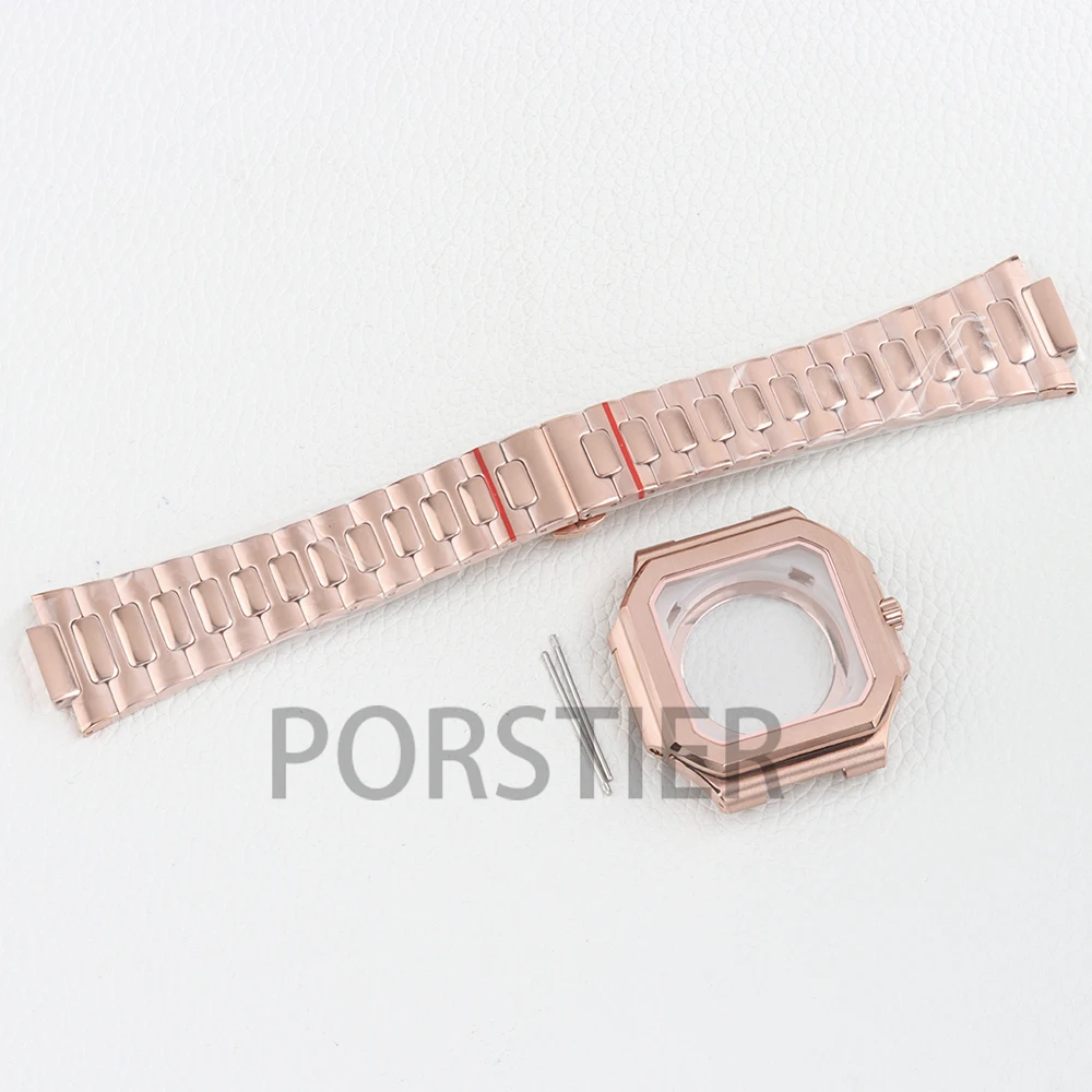 NH35 PP Square 38MM watch Case Sapphire glass For Seiko Cubitus NH35 NH36 Automatic Movement 29.5MM Dial Solid Steel Bracelet
NH35 PP Square 38MM watch Case Sapphire glass For Seiko Cubitus NH35 NH36 Automatic Movement 29.5MM Dial Solid Steel Bracelet