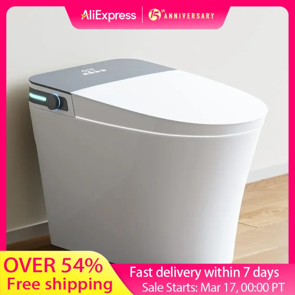 Bidet Toilet 10" Rough-in, Smart Toilet with Auto Open/Close Lid, Smart Toilet with Bidet Built-in, Instant Warm Water
Bidet Toilet 10" Rough-in, Smart Toilet with Auto Open/Close Lid, Smart Toilet with Bidet Built-in, Instant Warm Water