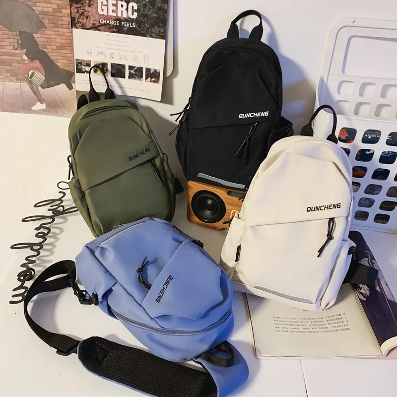 Нейлоновые сумки через плечо, унисекс, спортивная нагрудная сумка, повседневная уличная сумка через плечо с несколькими карманами, поясная сумка для поездок на работу
Нейлоновые сумки через плечо, унисекс, спортивная нагрудная сумка, повседневная уличная сумка через плечо с несколькими карманами, поясная сумка для поездок на работу