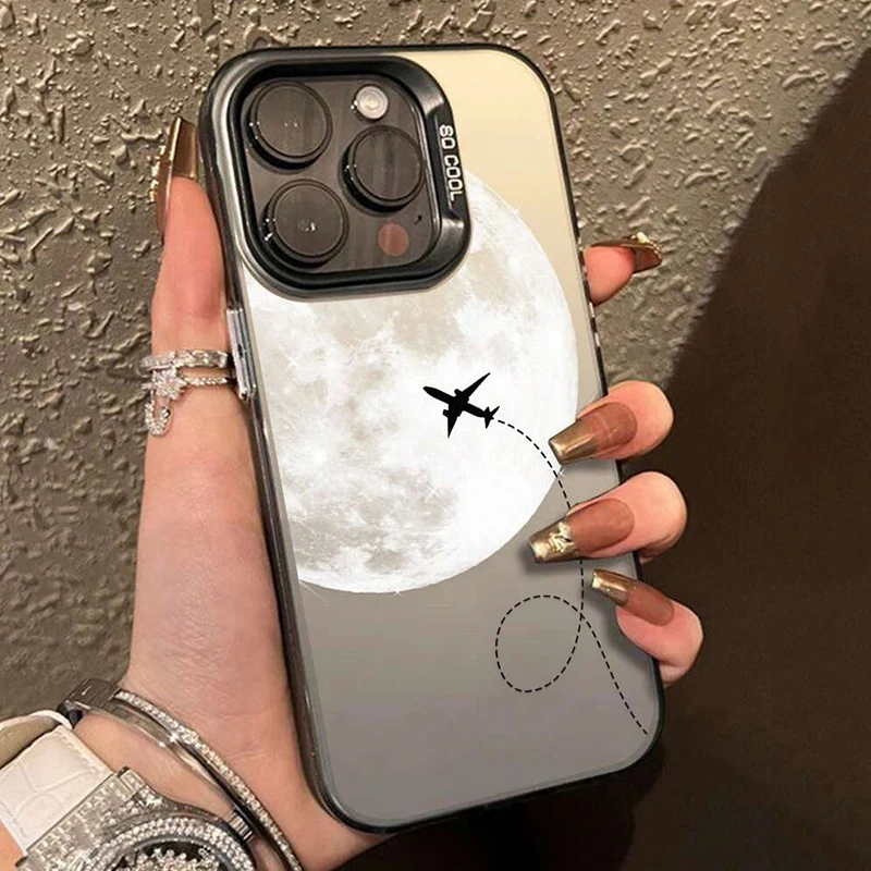 Airplane Route Moonlit Night Phone Case For iPhone 16 14 11 13 12 15 Pro Max XS X XR 7 8 Plus 16E Shockproof Laser Bumper Cover
Airplane Route Moonlit Night Phone Case For iPhone 16 14 11 13 12 15 Pro Max XS X XR 7 8 Plus 16E Shockproof Laser Bumper Cover