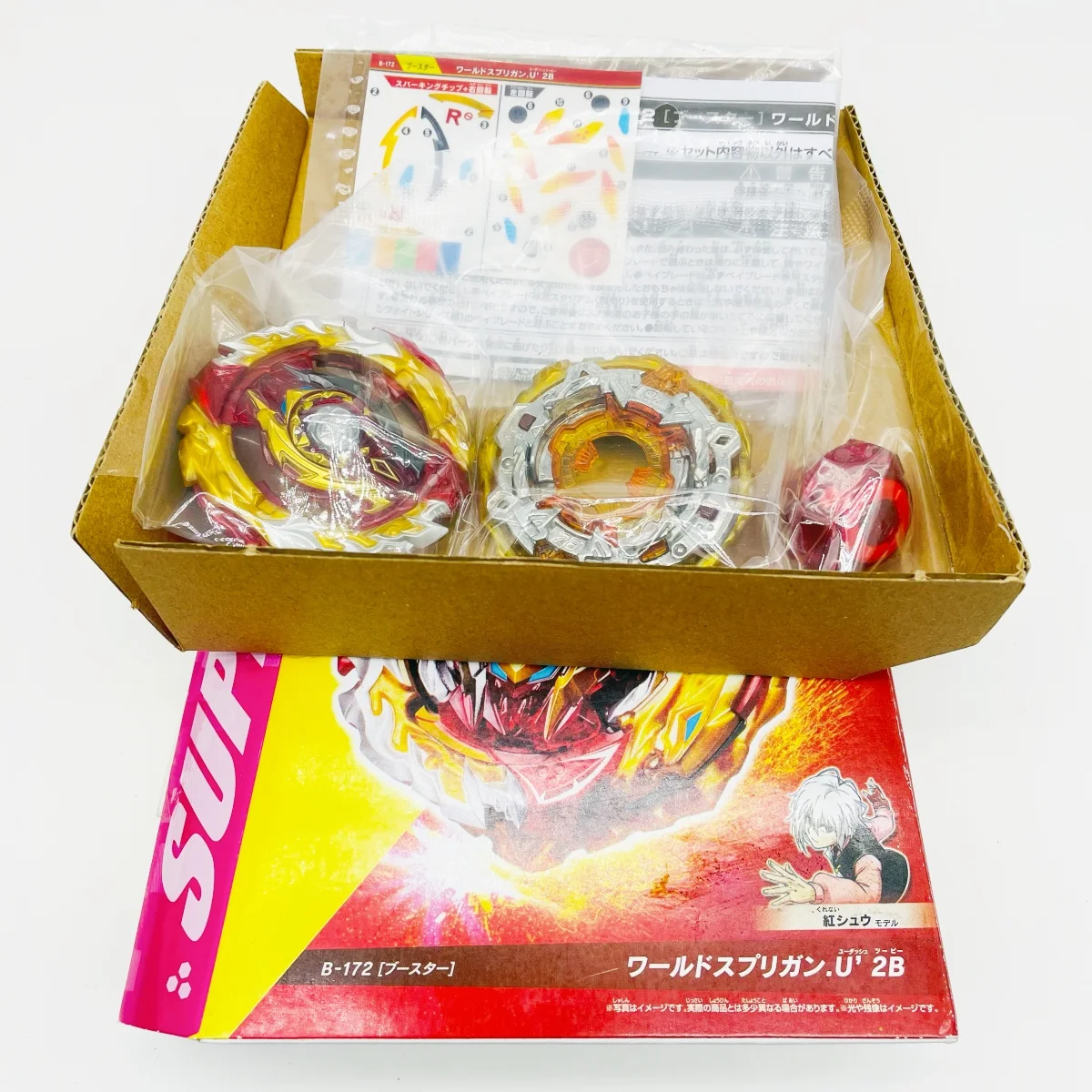 GENUINO TT BEYS B-172 Battl World Spriggan.U' 2B Bley Booster Surge Superking с оригиналом
GENUINO TT BEYS B-172 Battl World Spriggan.U' 2B Bley Booster Surge Superking с оригиналом