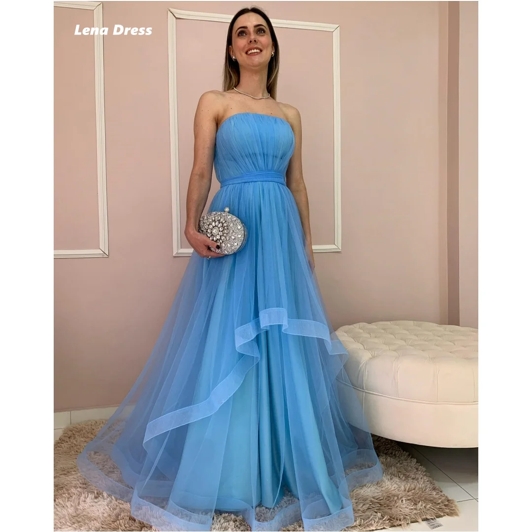 Lena Prom Gown Line A Robe Soiree Custom Made Prom Dresses 2025 Luxury Ball Dress Sleeveless Blue Elegant Long Evening Dress
Lena Prom Gown Line A Robe Soiree Custom Made Prom Dresses 2025 Luxury Ball Dress Sleeveless Blue Elegant Long Evening Dress