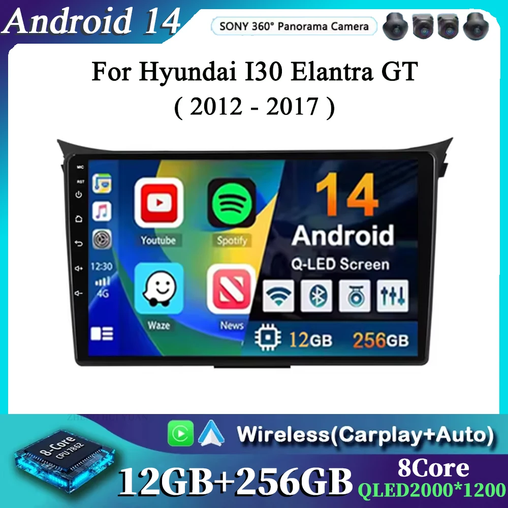 Android 14 For Hyundai I30 Elantra GT 2012 2013 2014 2015 2016 2017 Car Radio Multimedia Video Player Navigation Stereo GPS Auto
Android 14 For Hyundai I30 Elantra GT 2012 2013 2014 2015 2016 2017 Car Radio Multimedia Video Player Navigation Stereo GPS Auto