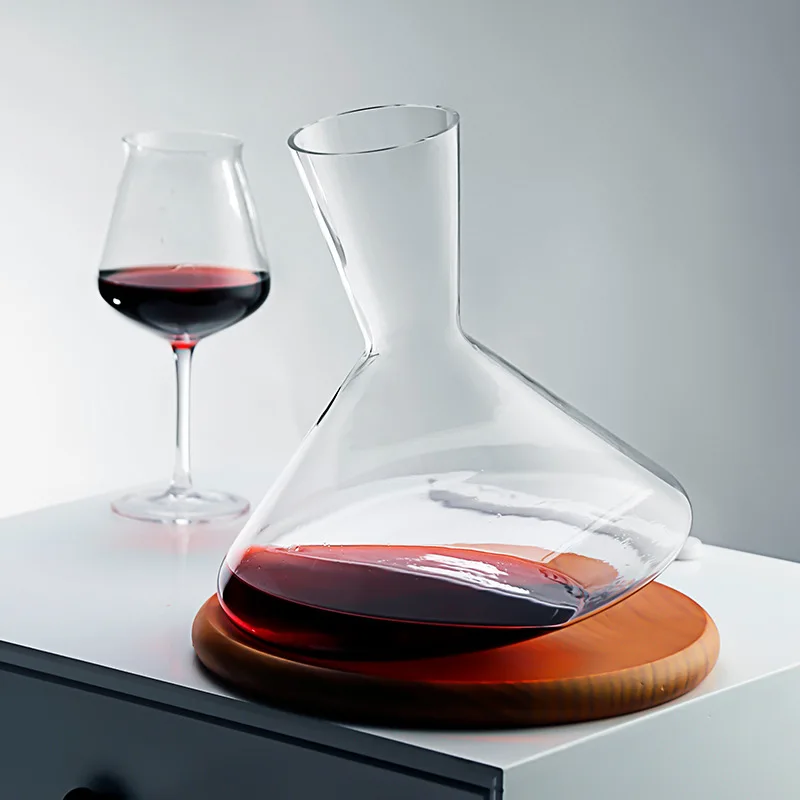 Luxury Crystal Wine Decanter with Spinner & Wood Base, Fast Aerator Carafe for Red Wine, Perfect for Home Bar & Gifts
Luxury Crystal Wine Decanter with Spinner & Wood Base, Fast Aerator Carafe for Red Wine, Perfect for Home Bar & Gifts