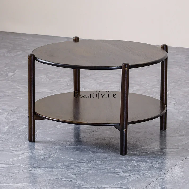 South American black walnut sofa few living room small apartment round advanced light luxury coffee table
South American black walnut sofa few living room small apartment round advanced light luxury coffee table