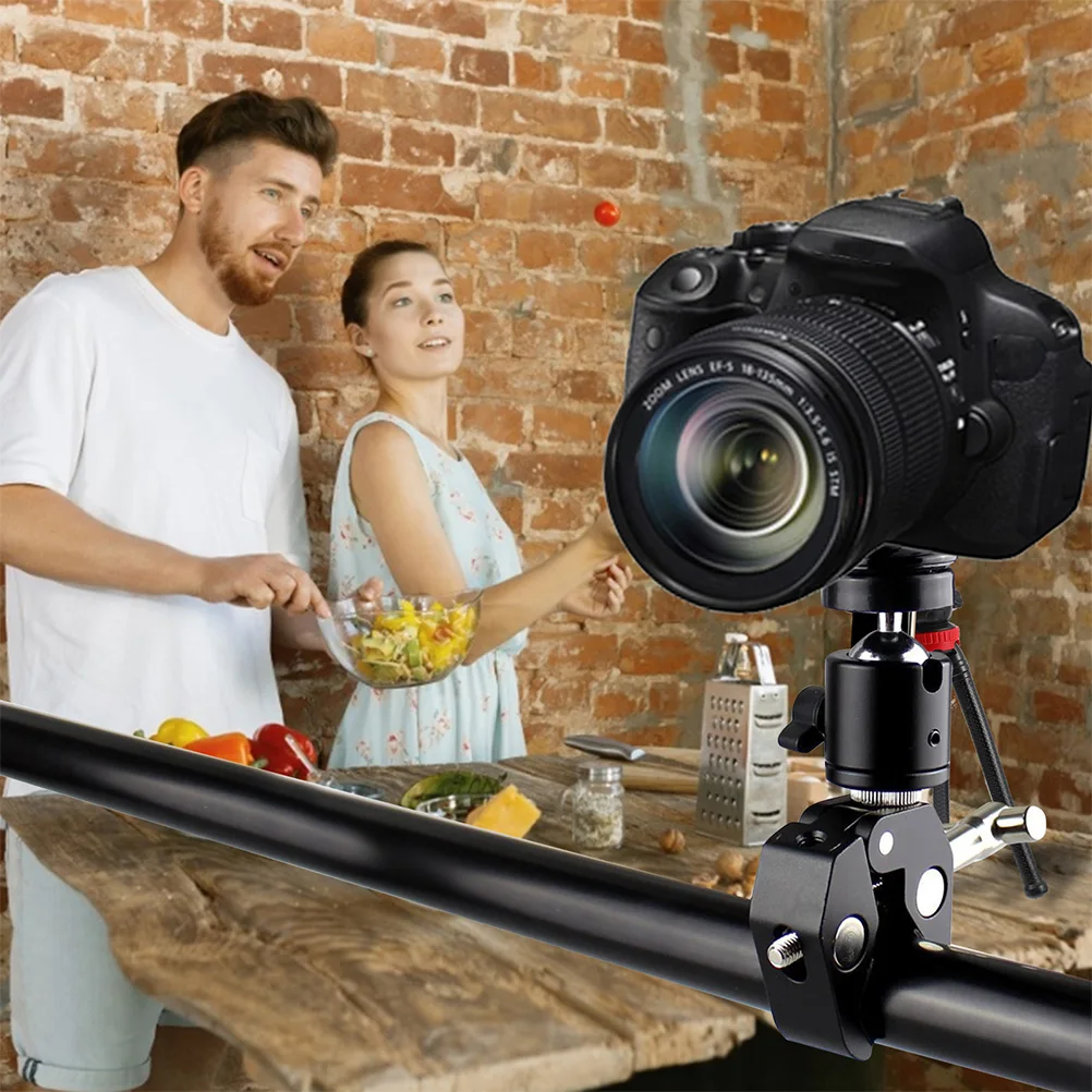 2Pcs Crab Clamp Camera Mount Durable Aluminum Alloy Non-Slip Rubber Camera Clamp Multi-Functional Clip Holder for Rods Lights
2Pcs Crab Clamp Camera Mount Durable Aluminum Alloy Non-Slip Rubber Camera Clamp Multi-Functional Clip Holder for Rods Lights