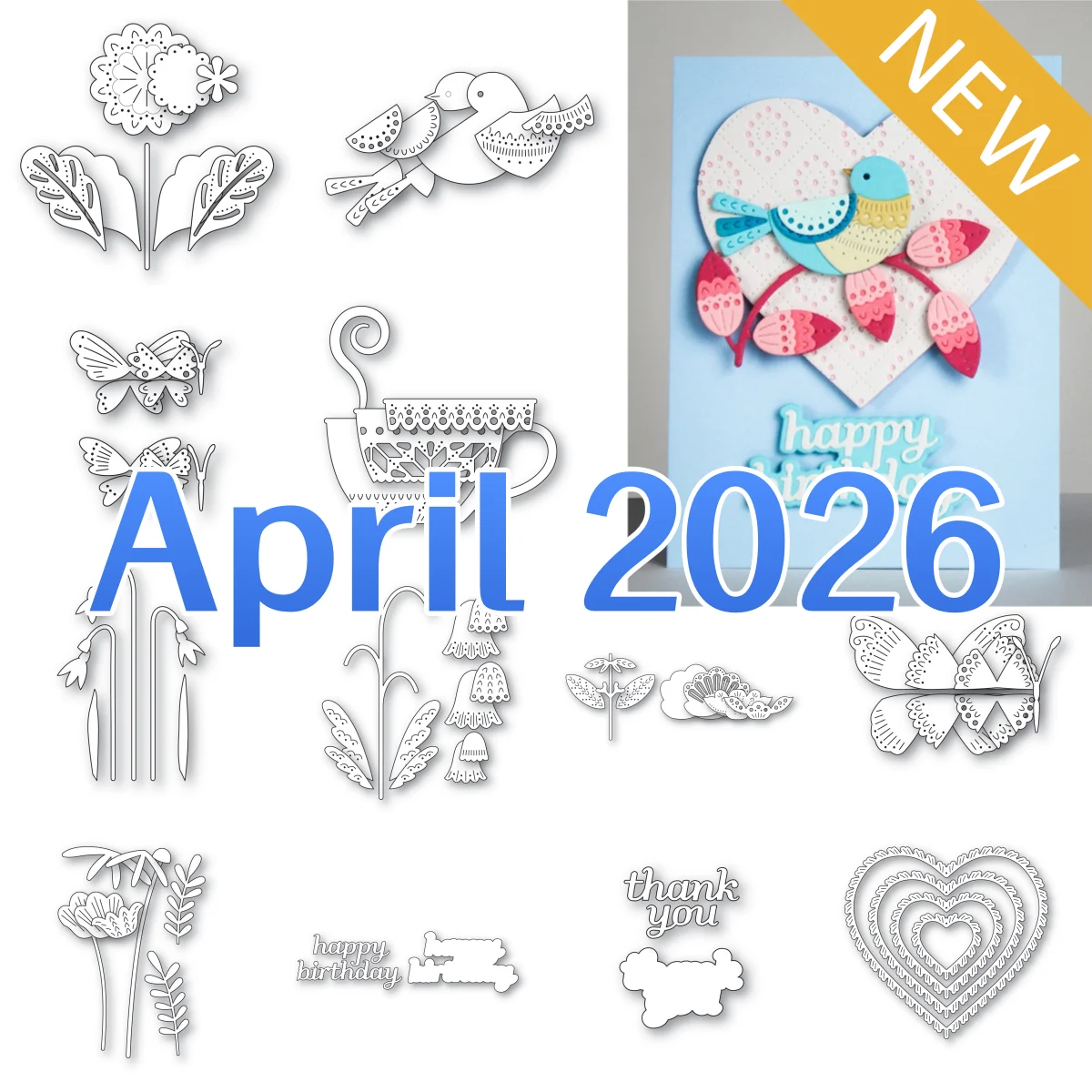 Tea Cup Butterflies Flower Bird Metal Cutting Dies For DIY Greeting Card Scrapbook Craft Decoration Embossing April 2026 New
Tea Cup Butterflies Flower Bird Metal Cutting Dies For DIY Greeting Card Scrapbook Craft Decoration Embossing April 2026 New