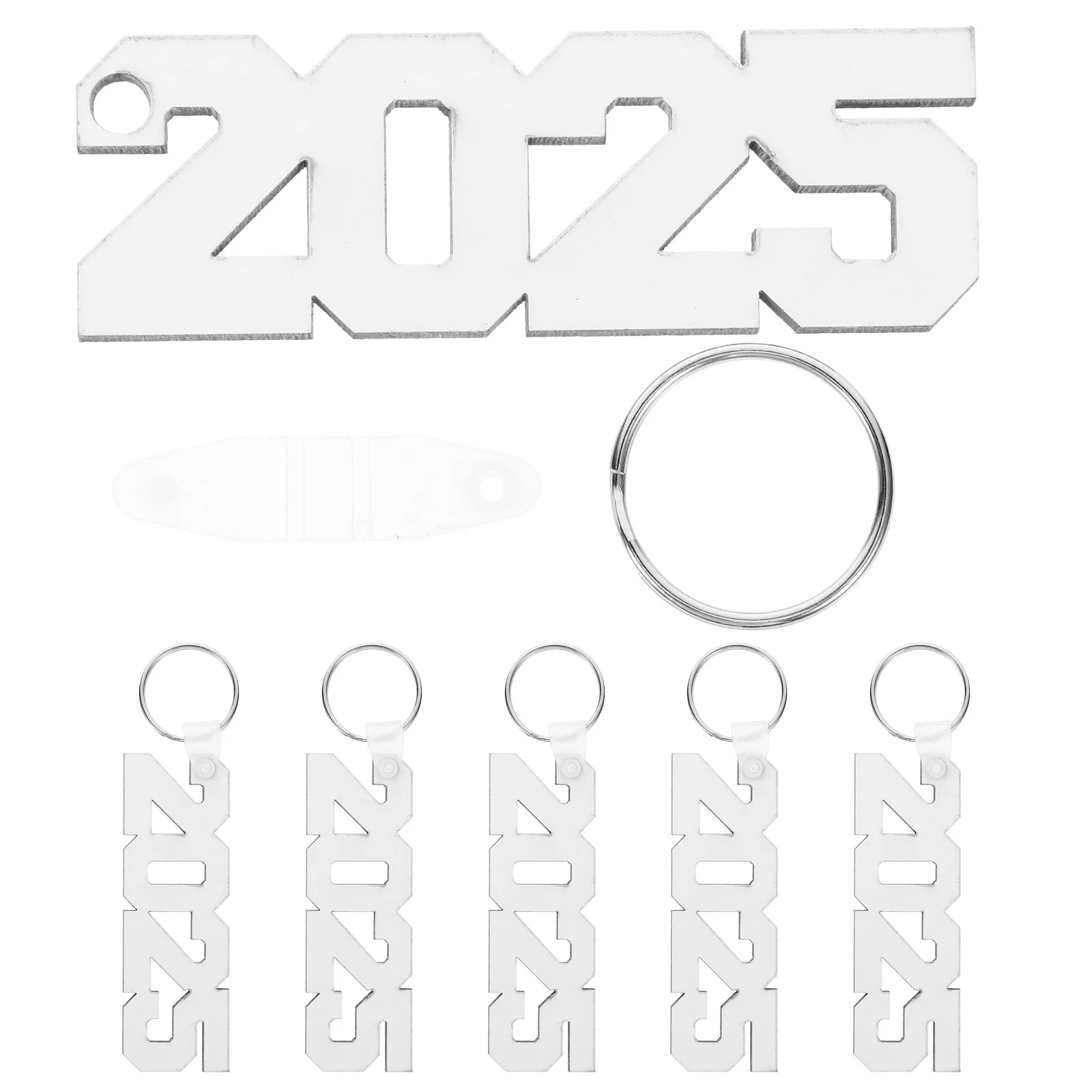 6pcs Keychains Blank Keychains 2025 Heat Transfer Key Accessories DIY Decorative Gifts Accessories Party Supplies
6pcs Keychains Blank Keychains 2025 Heat Transfer Key Accessories DIY Decorative Gifts Accessories Party Supplies