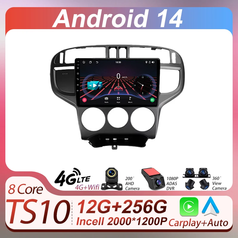 2Din Radio Stereo Car Android Auto or Hyundai Matrix 2001 - 2010 Autoraido Carplay Auto Screen Automotive Multimedia 8 Core BT
2Din Radio Stereo Car Android Auto or Hyundai Matrix 2001 - 2010 Autoraido Carplay Auto Screen Automotive Multimedia 8 Core BT