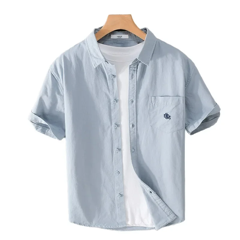 2023 New men's linen short sleeved shirt loose fitting shirt Japanese thin casual solid color versatile men's top summer wear
2023 New men's linen short sleeved shirt loose fitting shirt Japanese thin casual solid color versatile men's top summer wear