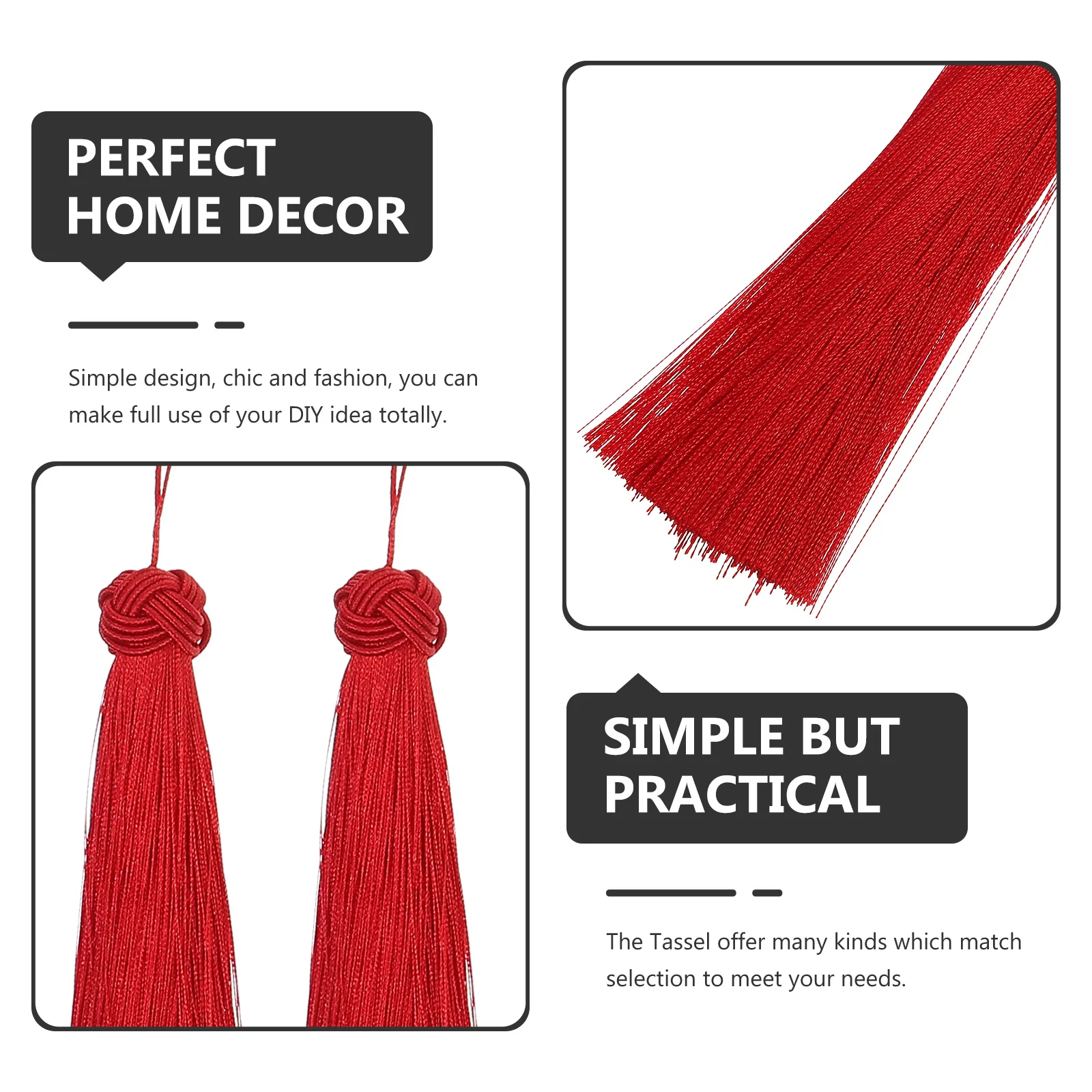 10pcs Tassel Pendants Hanging Ornament For Diy Curtain Decorative Craft Home Decors Gift Tags Keychain Bookmark Party Favors
10pcs Tassel Pendants Hanging Ornament For Diy Curtain Decorative Craft Home Decors Gift Tags Keychain Bookmark Party Favors