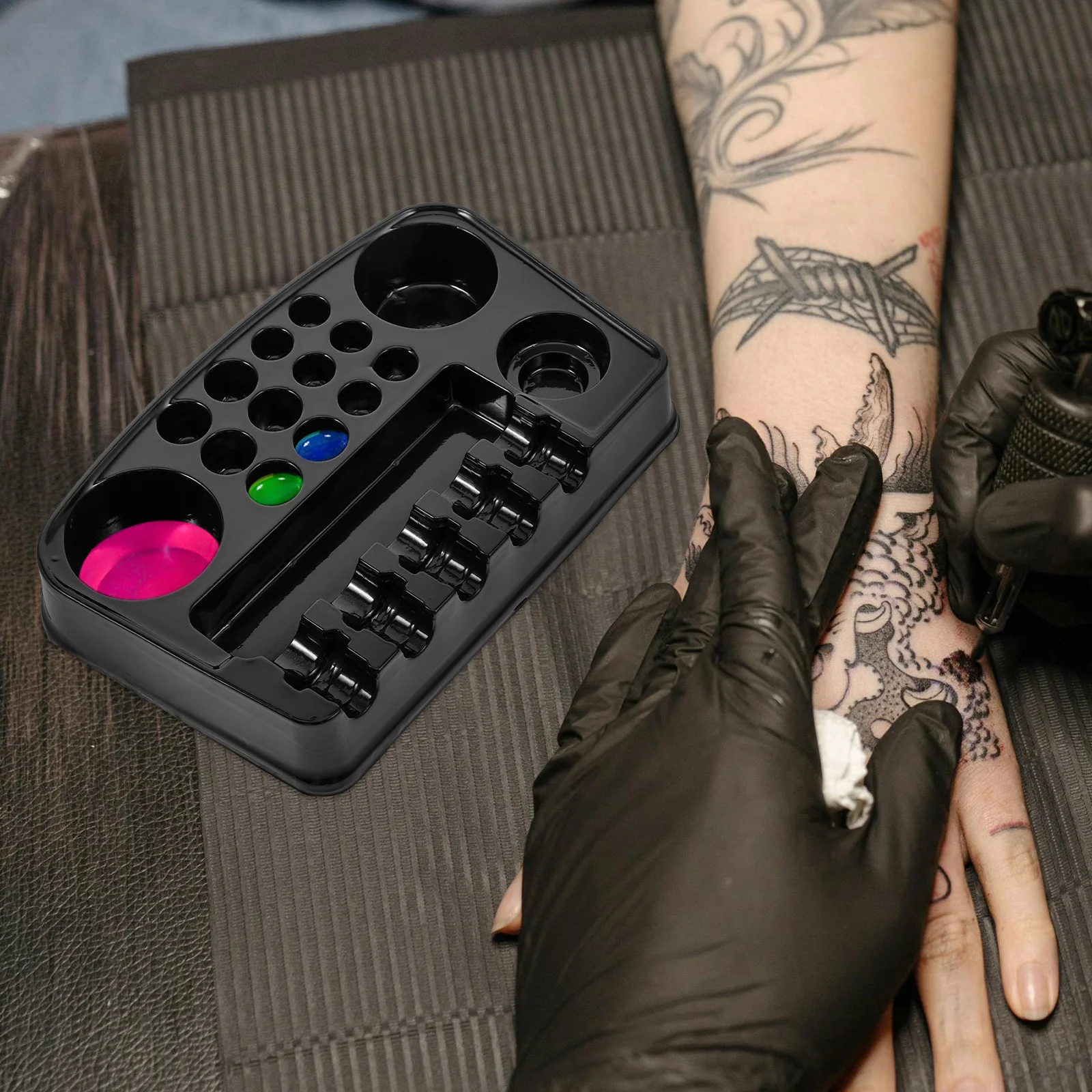 12pcs Tattoo Ink Palette Thickened Plastic Pigment Palette Pigment Tray for Tattooing Paint Storage Reusable Plastic Accessory
12pcs Tattoo Ink Palette Thickened Plastic Pigment Palette Pigment Tray for Tattooing Paint Storage Reusable Plastic Accessory