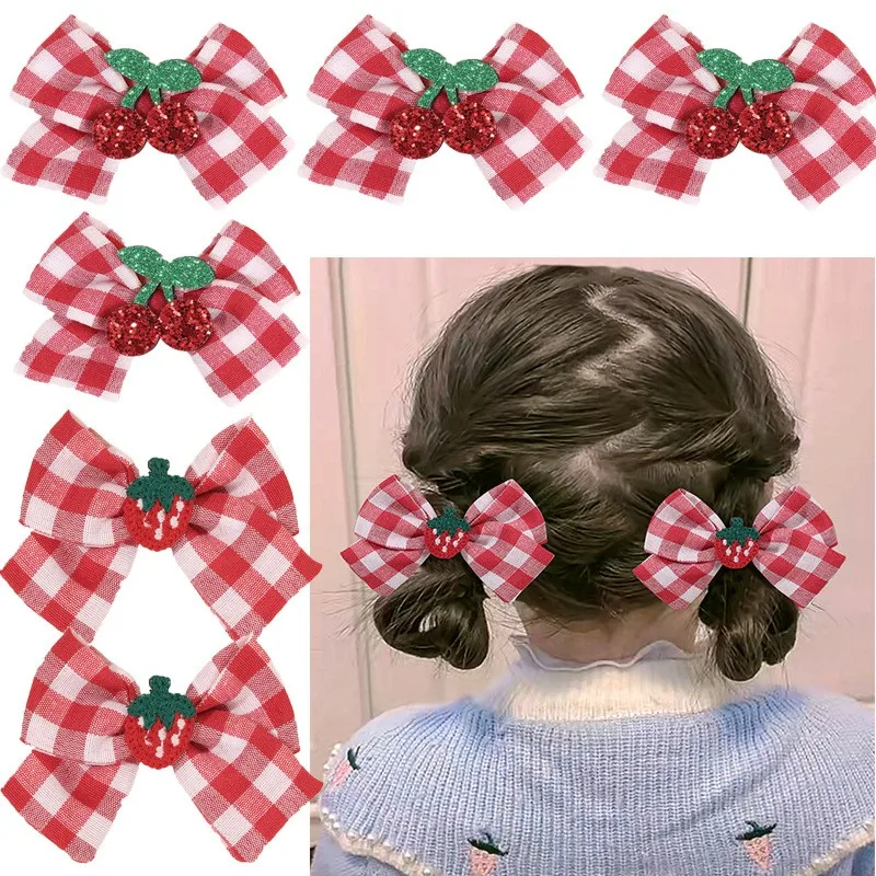 30pc Baby Girls Kids Hair Accessories Tartan Plaid Print Bow Hair Clips Cherry Strawberry Embroidery Hairpins Barrettes Headwear
30pc Baby Girls Kids Hair Accessories Tartan Plaid Print Bow Hair Clips Cherry Strawberry Embroidery Hairpins Barrettes Headwear