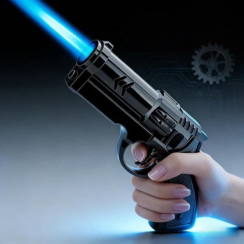 2026 New Hot Creative Pistol Gun Shaped Butane Gas Turbine Lighter Outdoor Windproof Flame Metal Cigar Lighter Men Gadget Gift's
2026 New Hot Creative Pistol Gun Shaped Butane Gas Turbine Lighter Outdoor Windproof Flame Metal Cigar Lighter Men Gadget Gift's